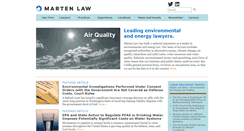 Desktop Screenshot of martenlaw.com